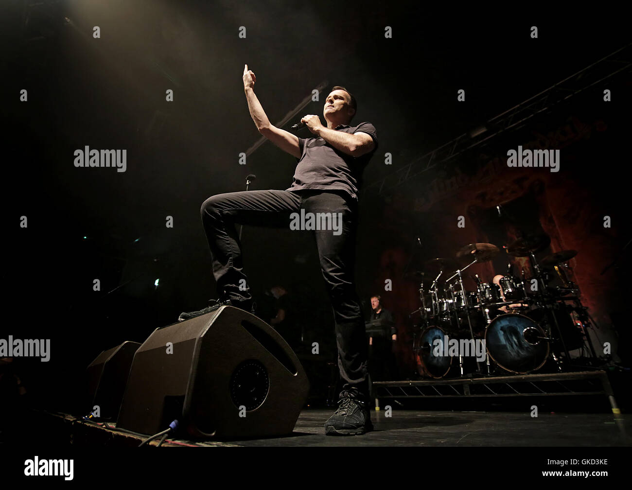 Blind Guardian eseguendo a Manchester Ritz offre: Blind Guardian, Hansi Kursch dove: Manchester, Regno Unito quando: 18 Maggio 2016 Foto Stock