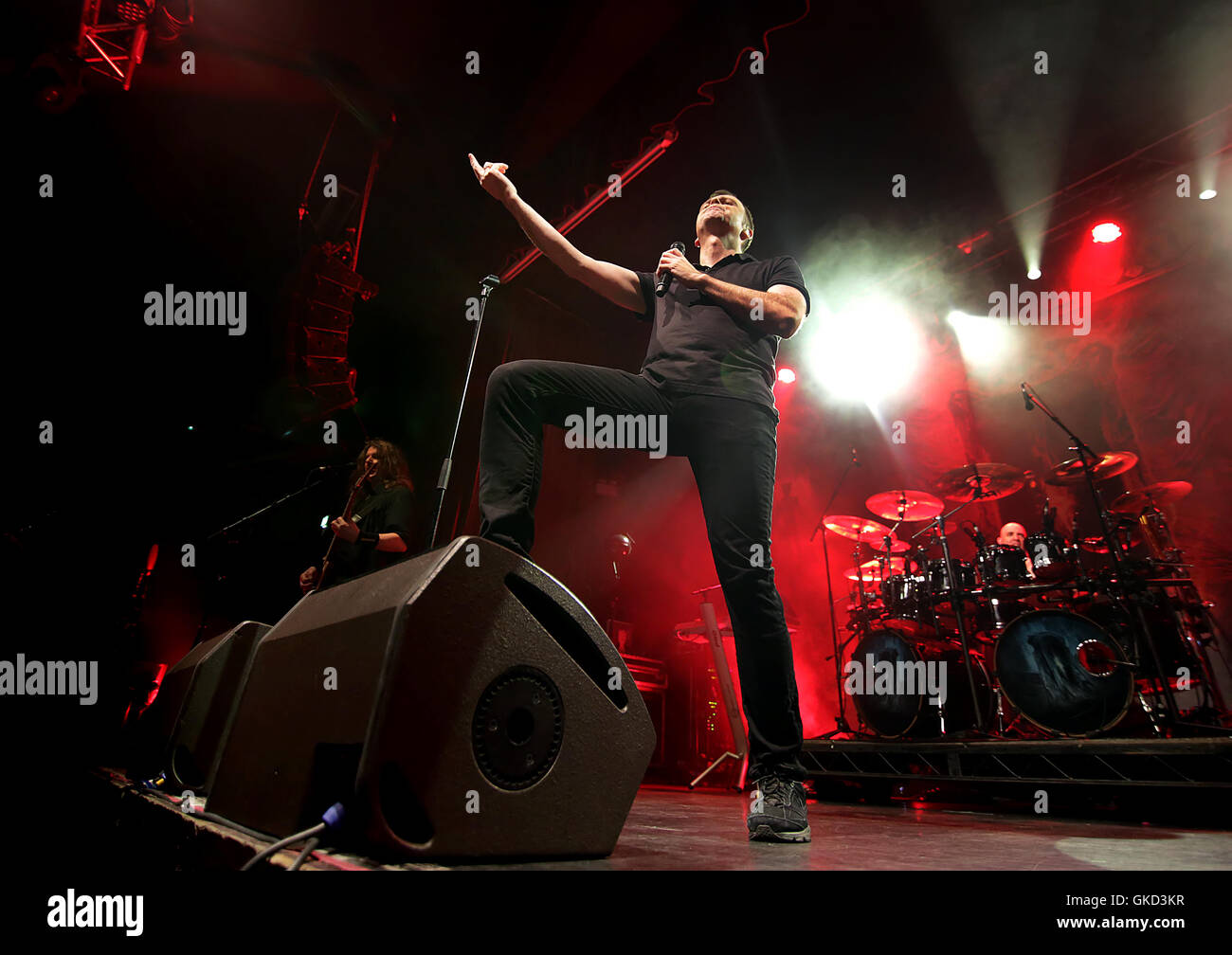 Blind Guardian eseguendo a Manchester Ritz offre: Blind Guardian, Hansi Kursch dove: Manchester, Regno Unito quando: 18 Maggio 2016 Foto Stock