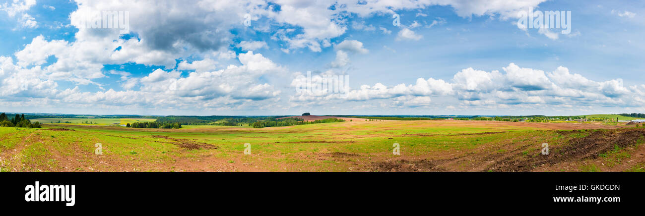 Panorama del settore agricolo Foto Stock