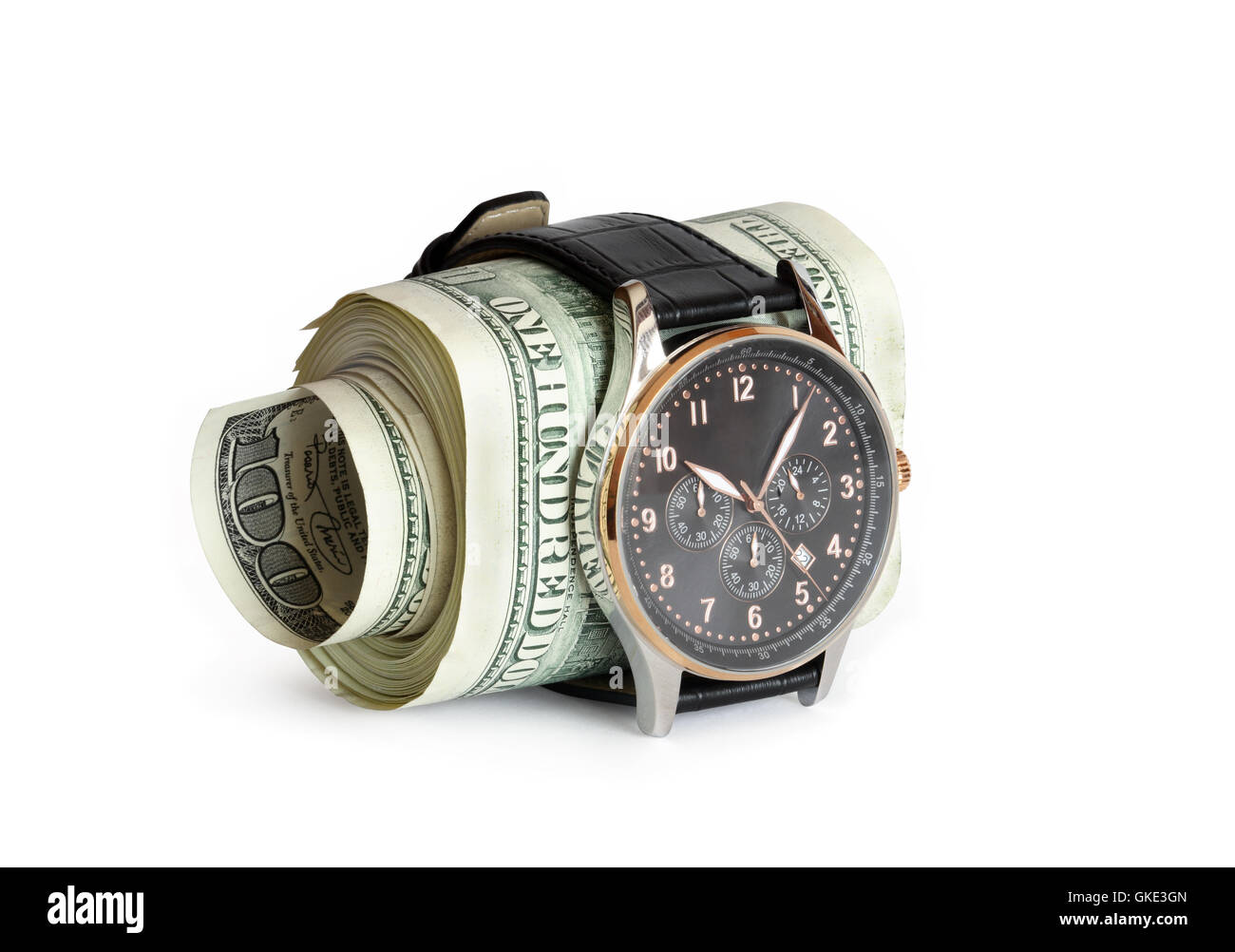 Il tempo è denaro Foto Stock