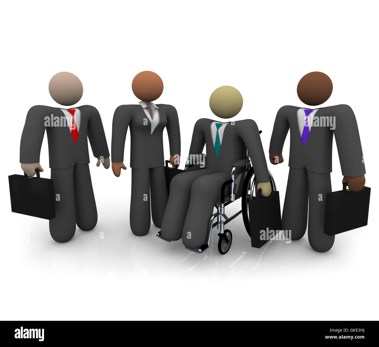 Diversi team aziendale Foto Stock
