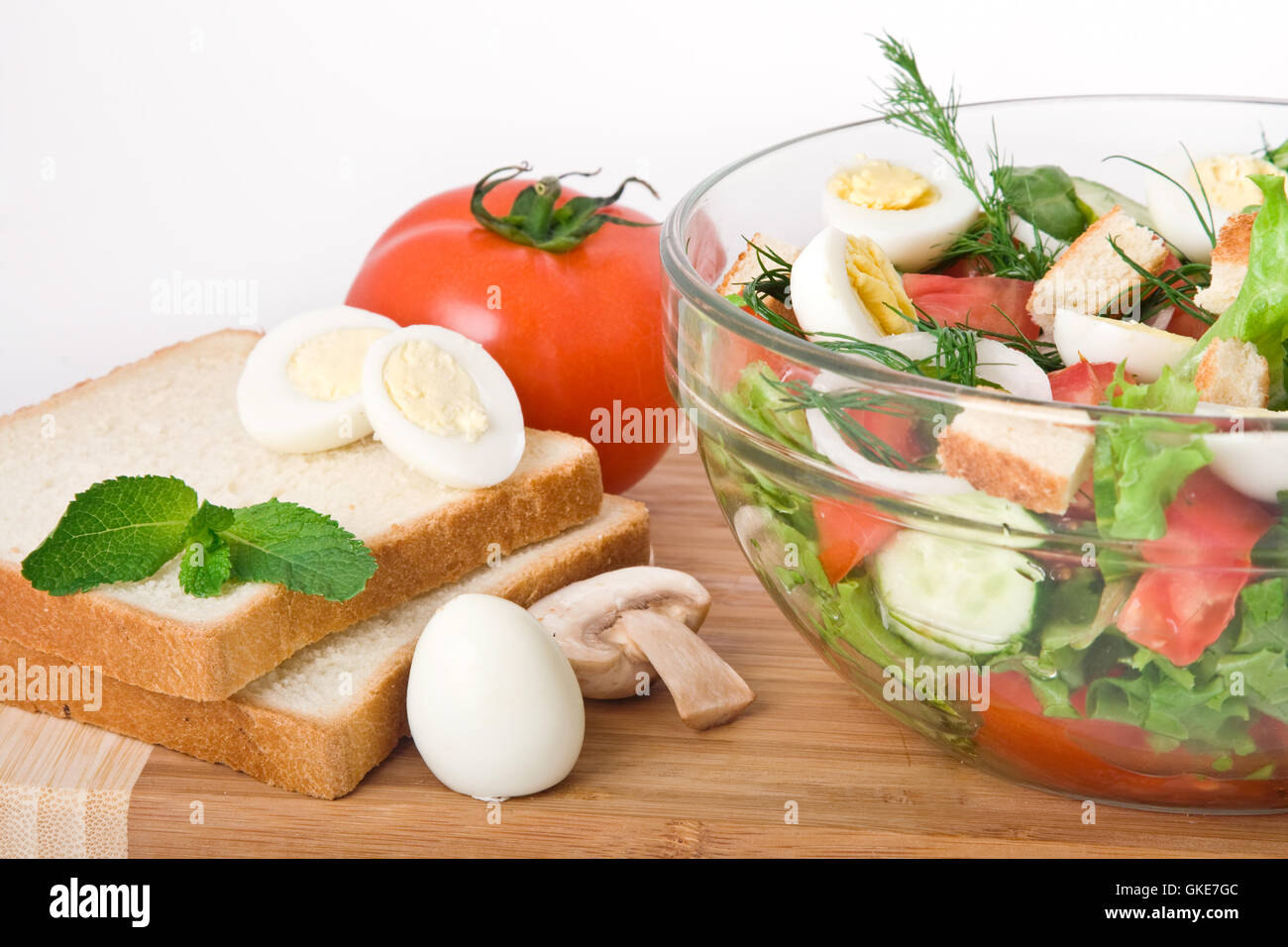 insalata di verdure Foto Stock