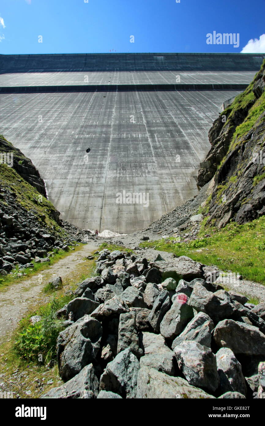 Grande Dixence dam Foto Stock