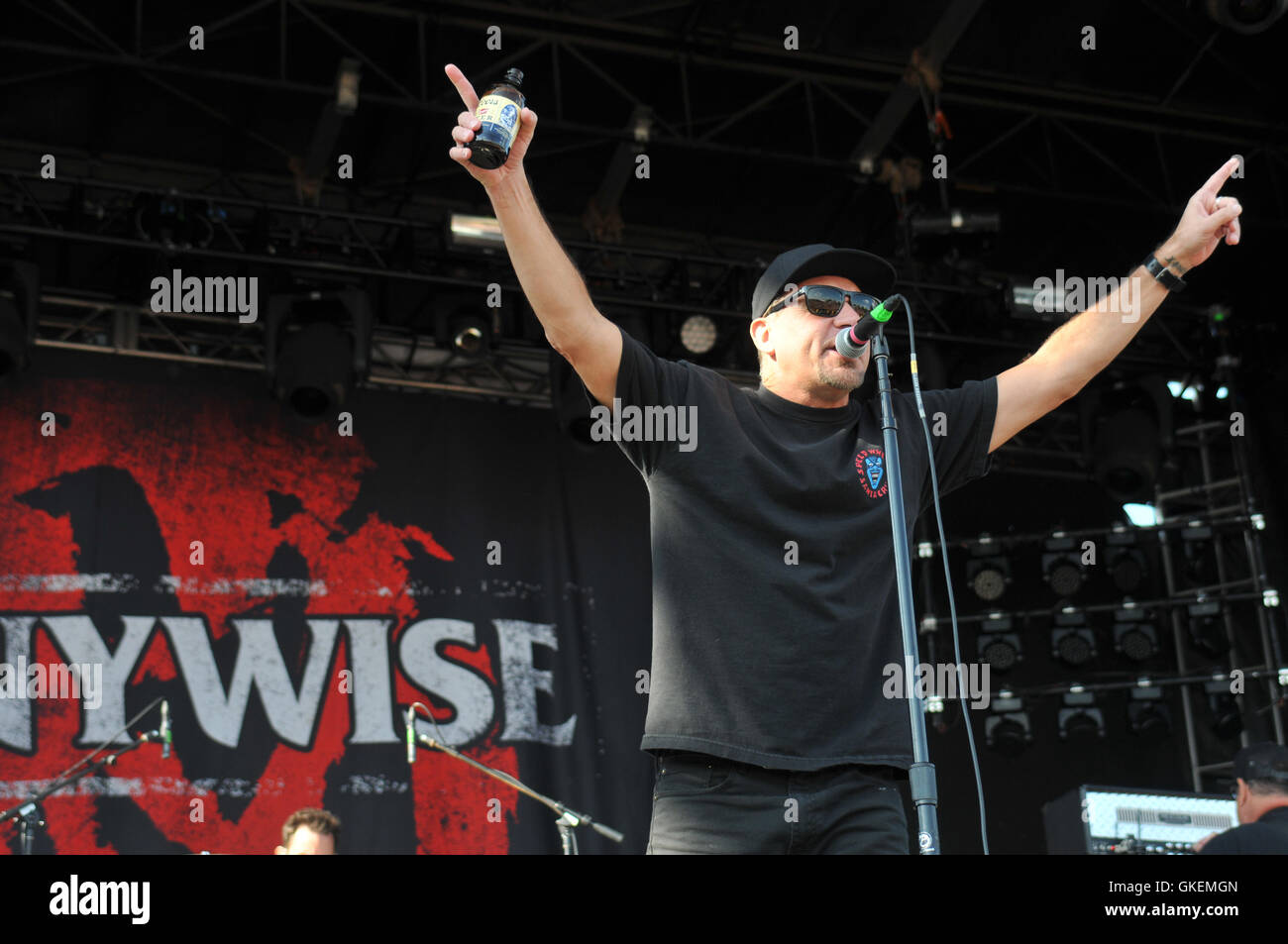 Rock sulla gamma 2016 Music Festival a MAPFRE Stadium di Columbus, OH, Stati Uniti d'America il 22 maggio 2016 dotate di: Pennywise dove: Columbus, Ohio, Stati Uniti quando: 22 Maggio 2016 Foto Stock