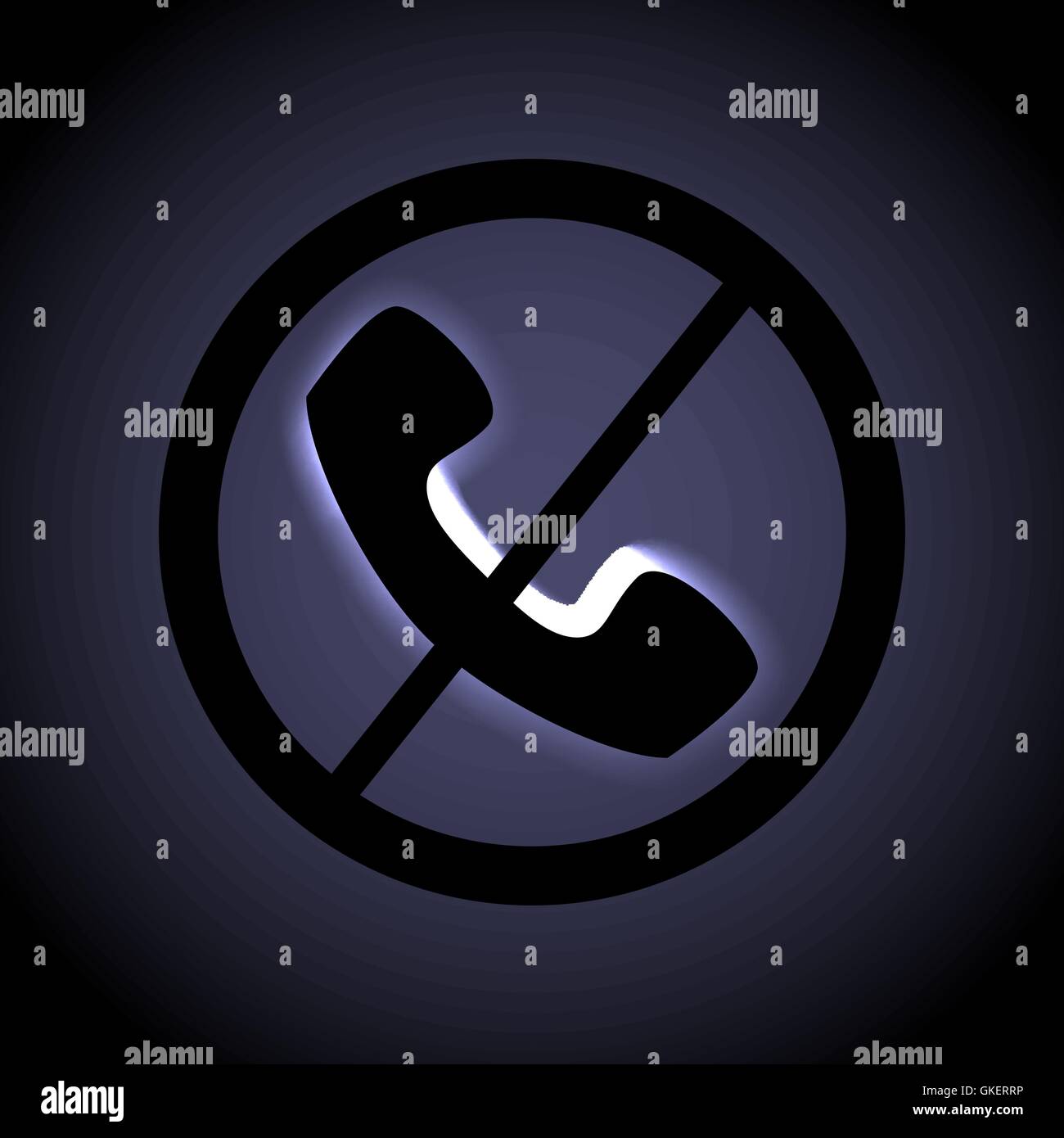 Icona della lista nera Illustrazione Vettoriale