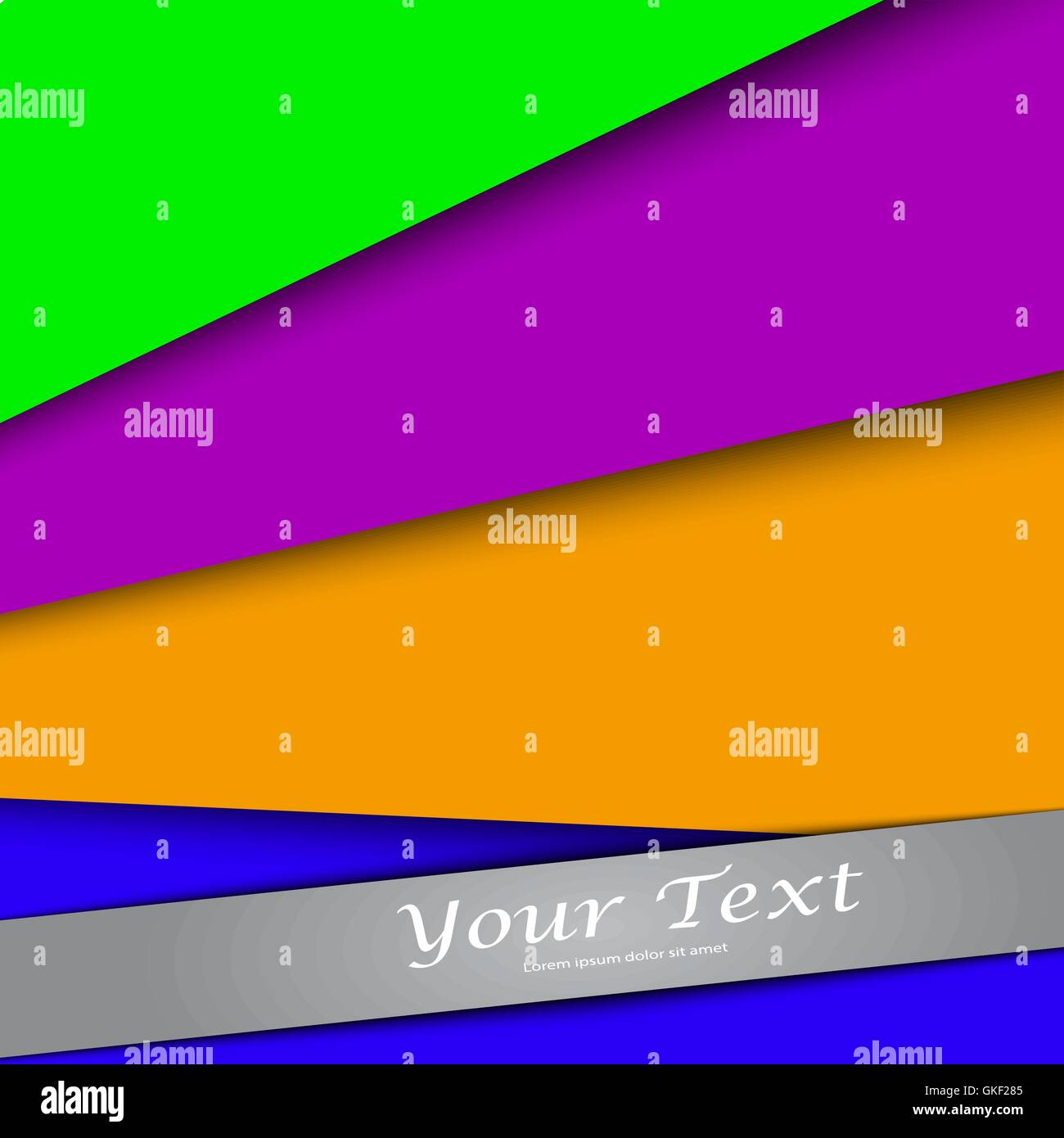 Design con i banner di colore, sito web, il modello di presentazione, sfondo astratto Illustrazione Vettoriale