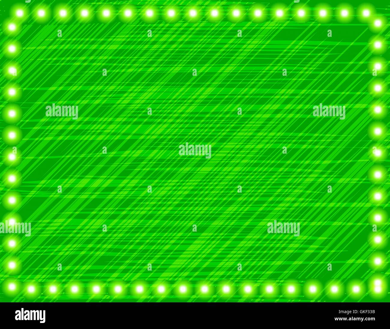Abstract illustrazione verde. Colore sfondo incandescente Illustrazione Vettoriale
