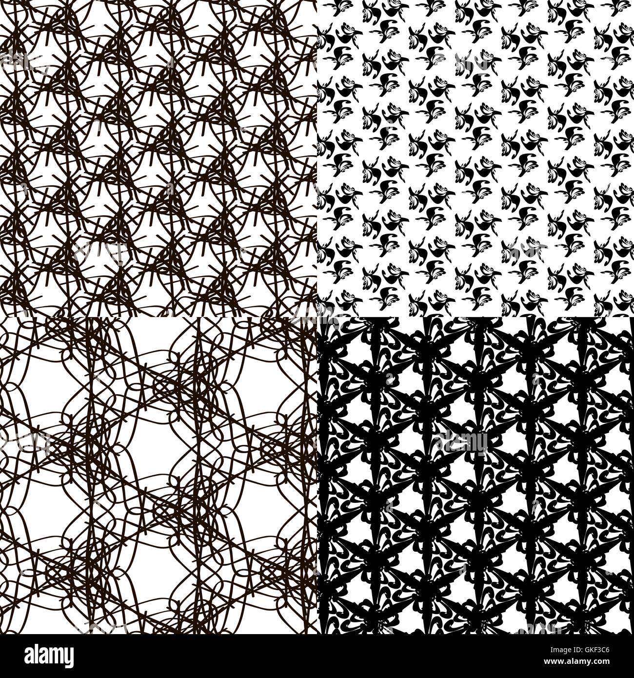 Imposta motivo - geometrica semplice texture moderna per il vostro design. Illustrazione Vettoriale