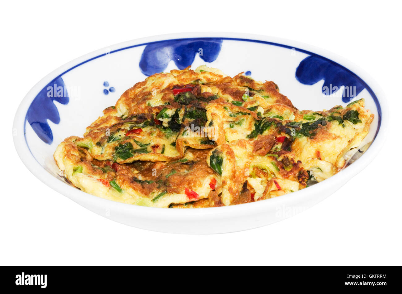 Asian frittata di uova Foto Stock