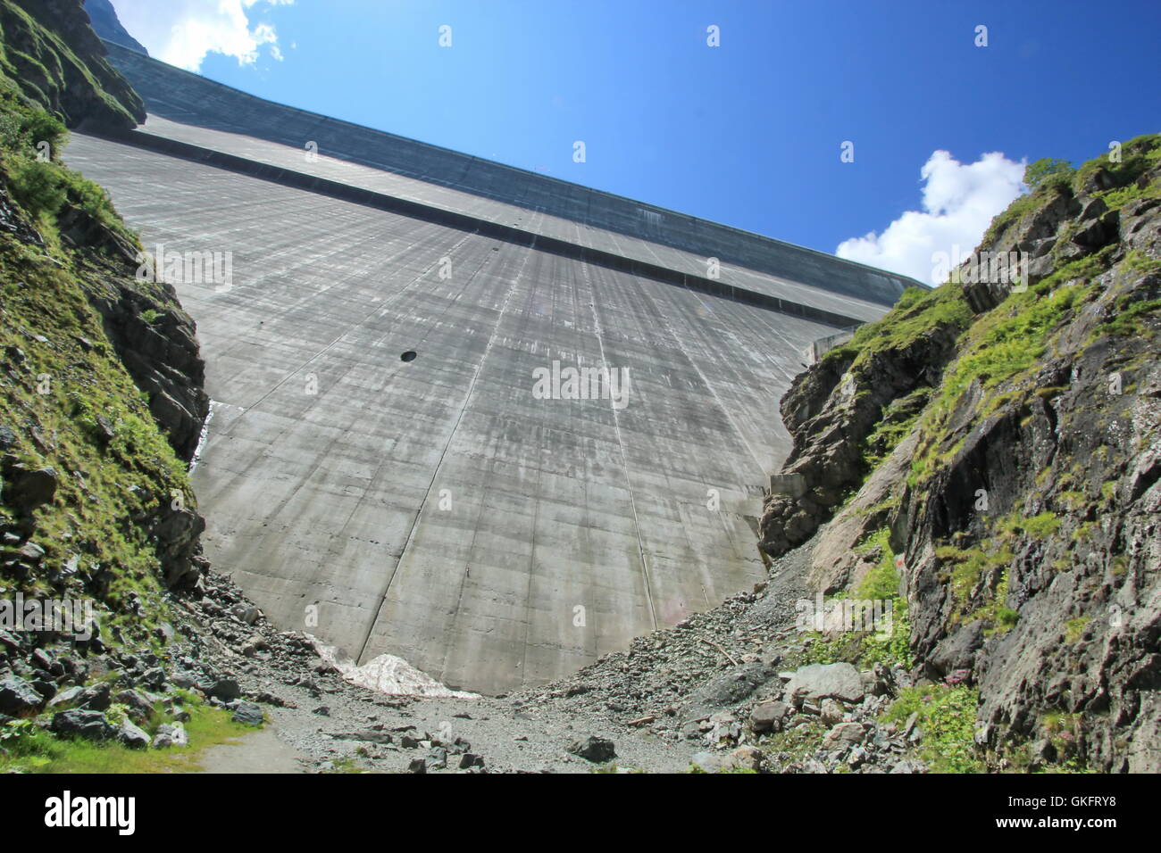 Grande Dixence dam Foto Stock