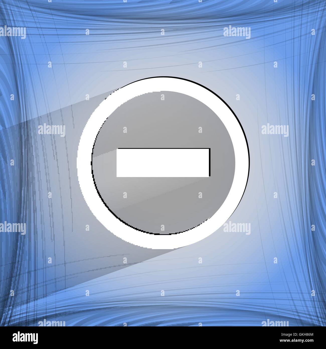 Meno. Appartamento moderno design web su un piano geometrico sfondo astratto Illustrazione Vettoriale