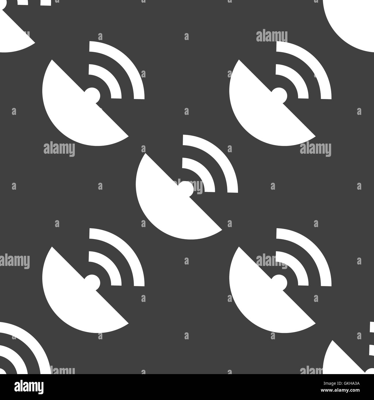 Gps mobile design piatto con sfondo astratto. Illustrazione Vettoriale