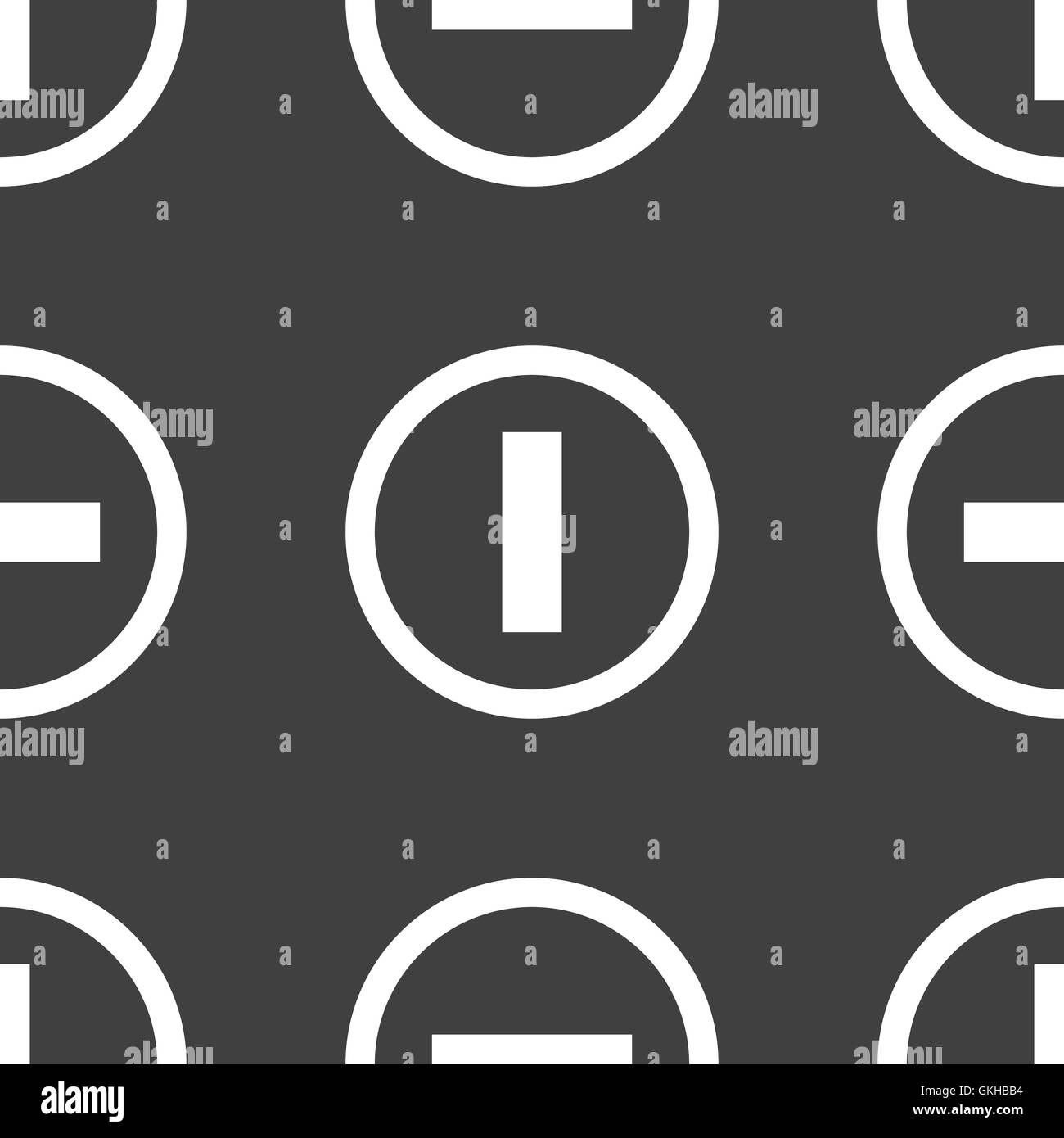 Meno icona web. design piatto. Modello senza giunture. Illustrazione Vettoriale