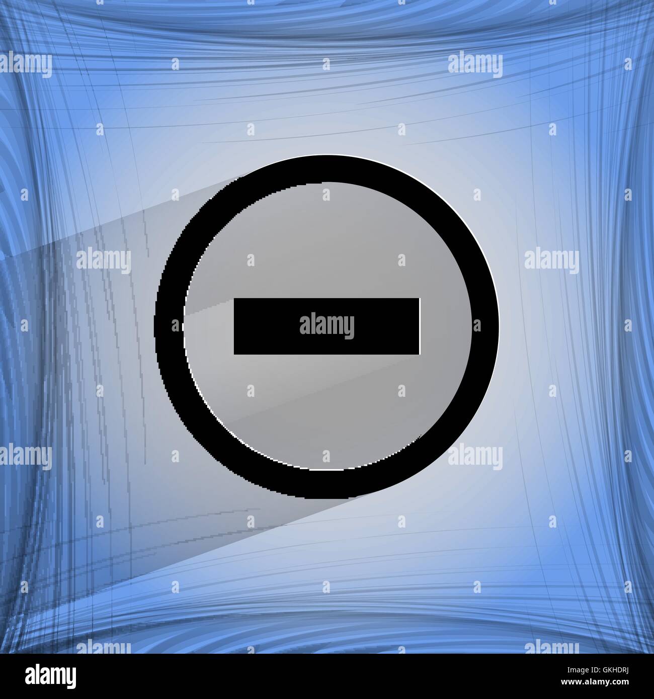 Meno. Appartamento moderno design web su un piano geometrico sfondo astratto Illustrazione Vettoriale