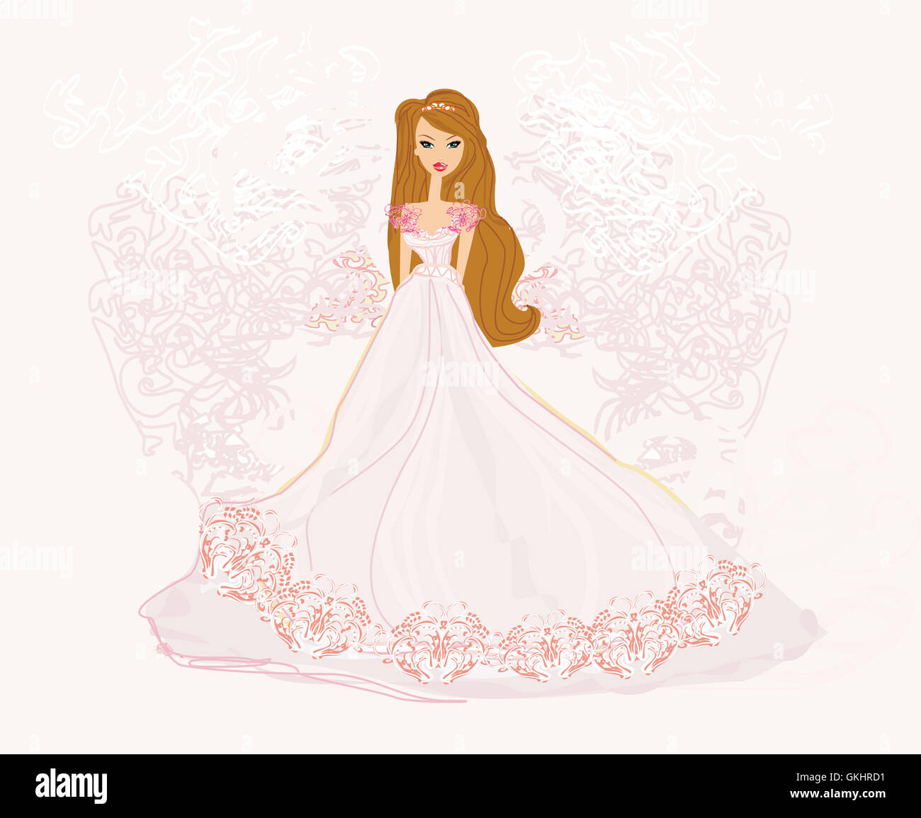 Bella sposa Foto Stock