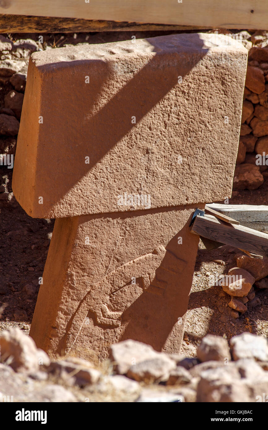 Sito archeologico di Göbekli Tepe Foto Stock