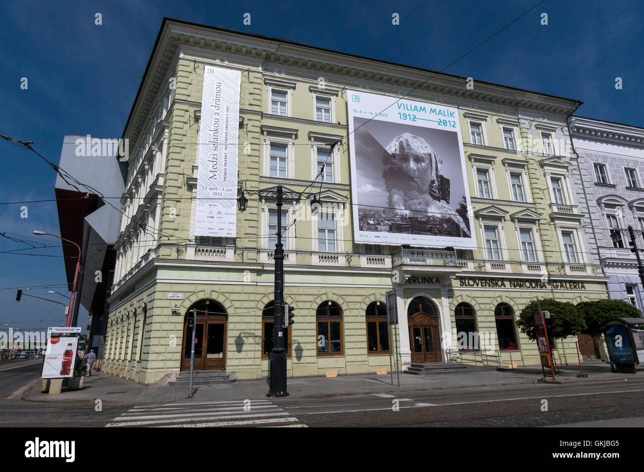 La Galleria nazionale slovacca - Slovenská národná galéria in Námestie Ľudovíta Štúra, Bratislava, Slovacchia. La Gallery consente di visualizzare Foto Stock