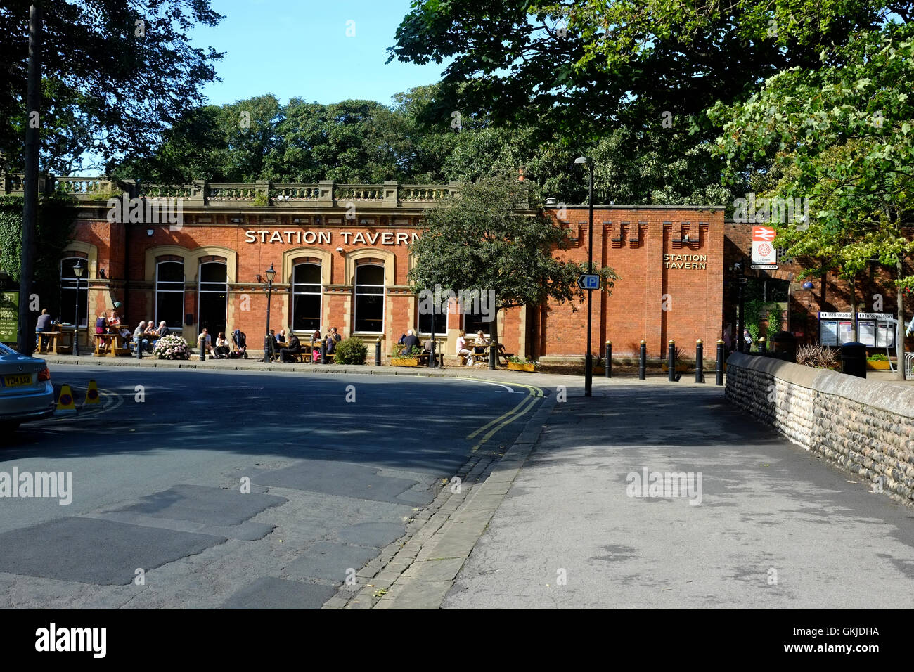 La stazione taverna,Station Square, Lytham, Foto Stock