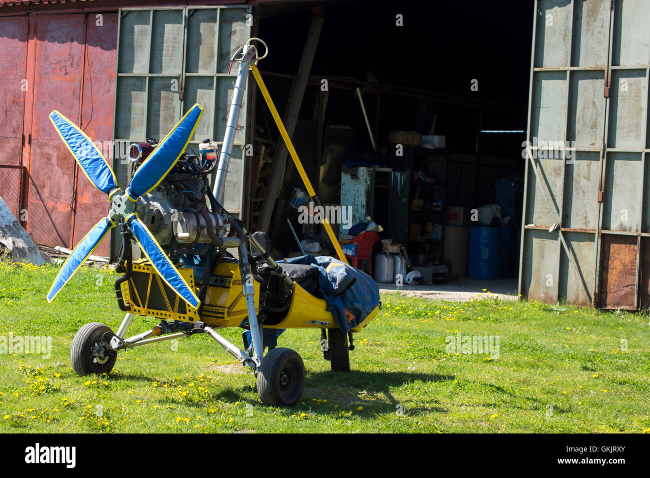 Powered parapendio Foto Stock