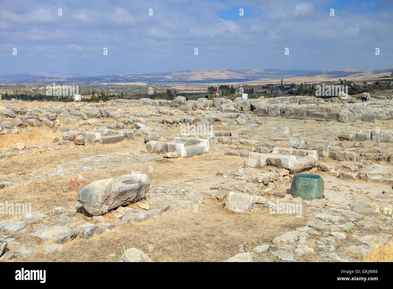 Hittita città di Hattusa Foto Stock
