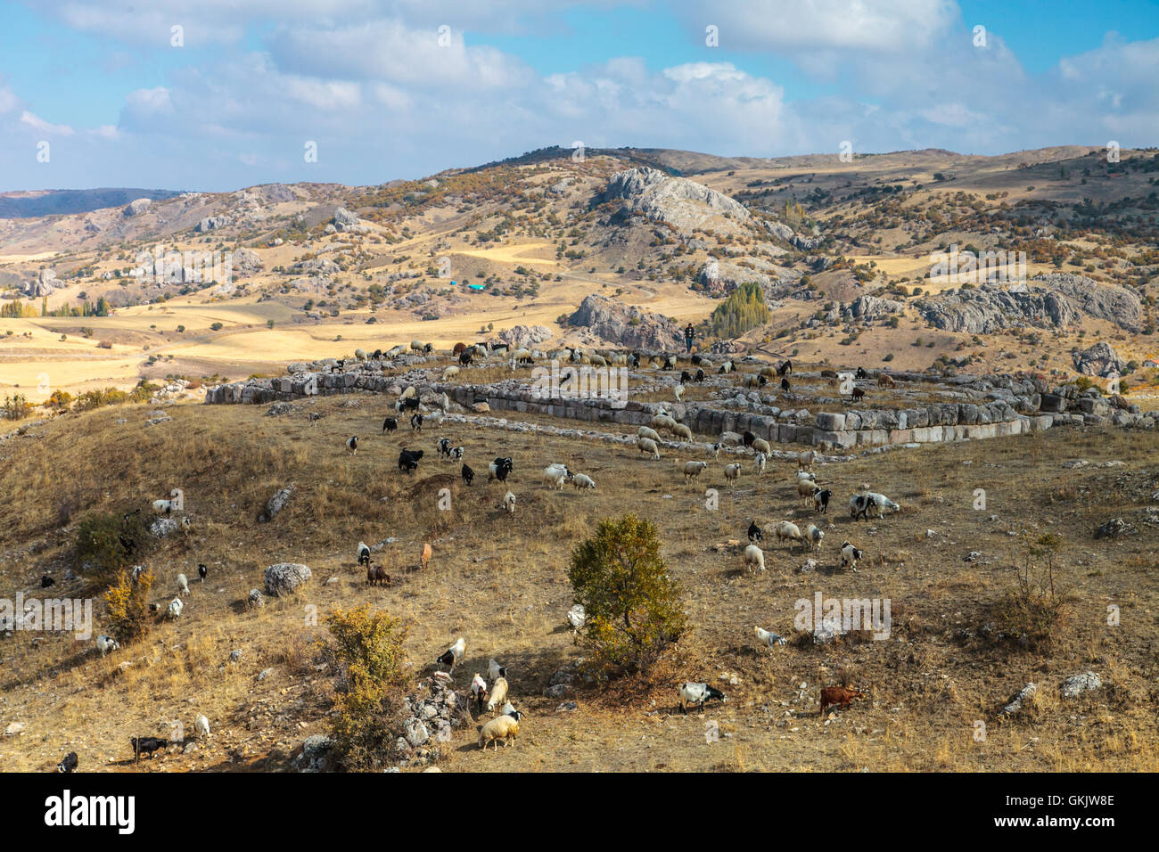 Hittita città di Hattusa Foto Stock