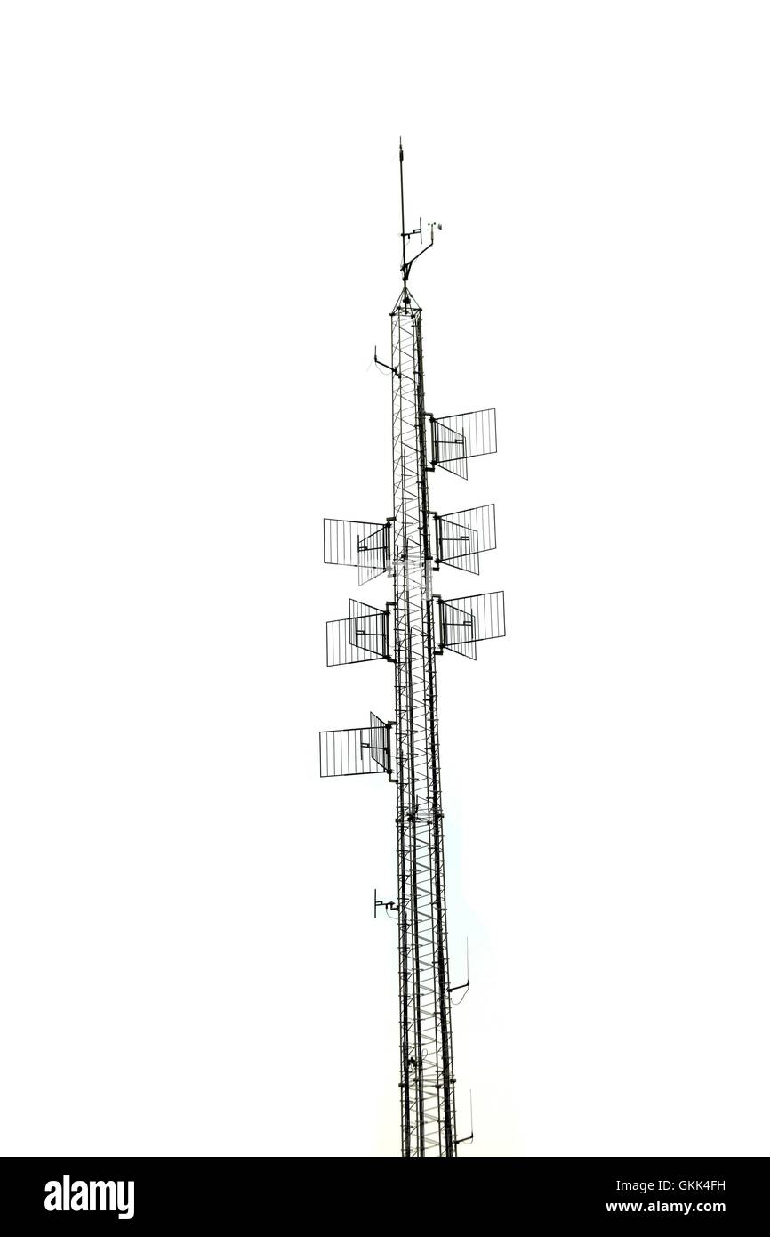 Isolato della torre radio Foto Stock