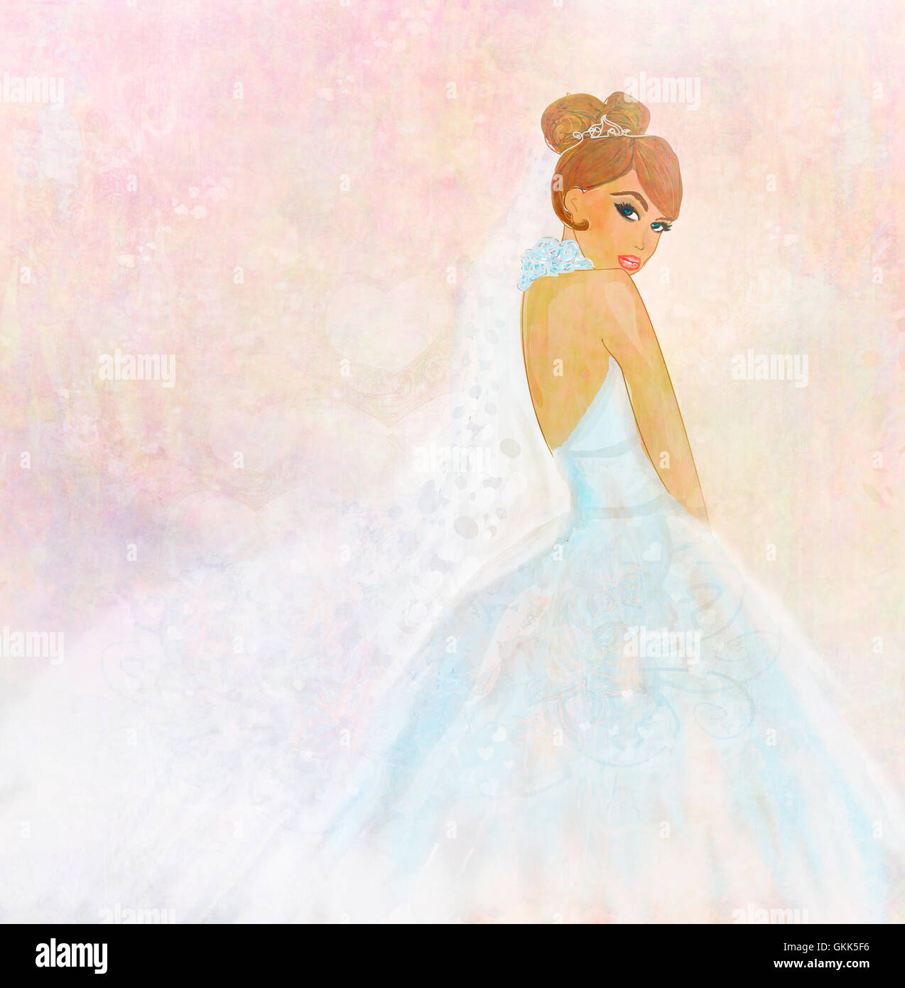 Bella Sposa , raster Foto Stock