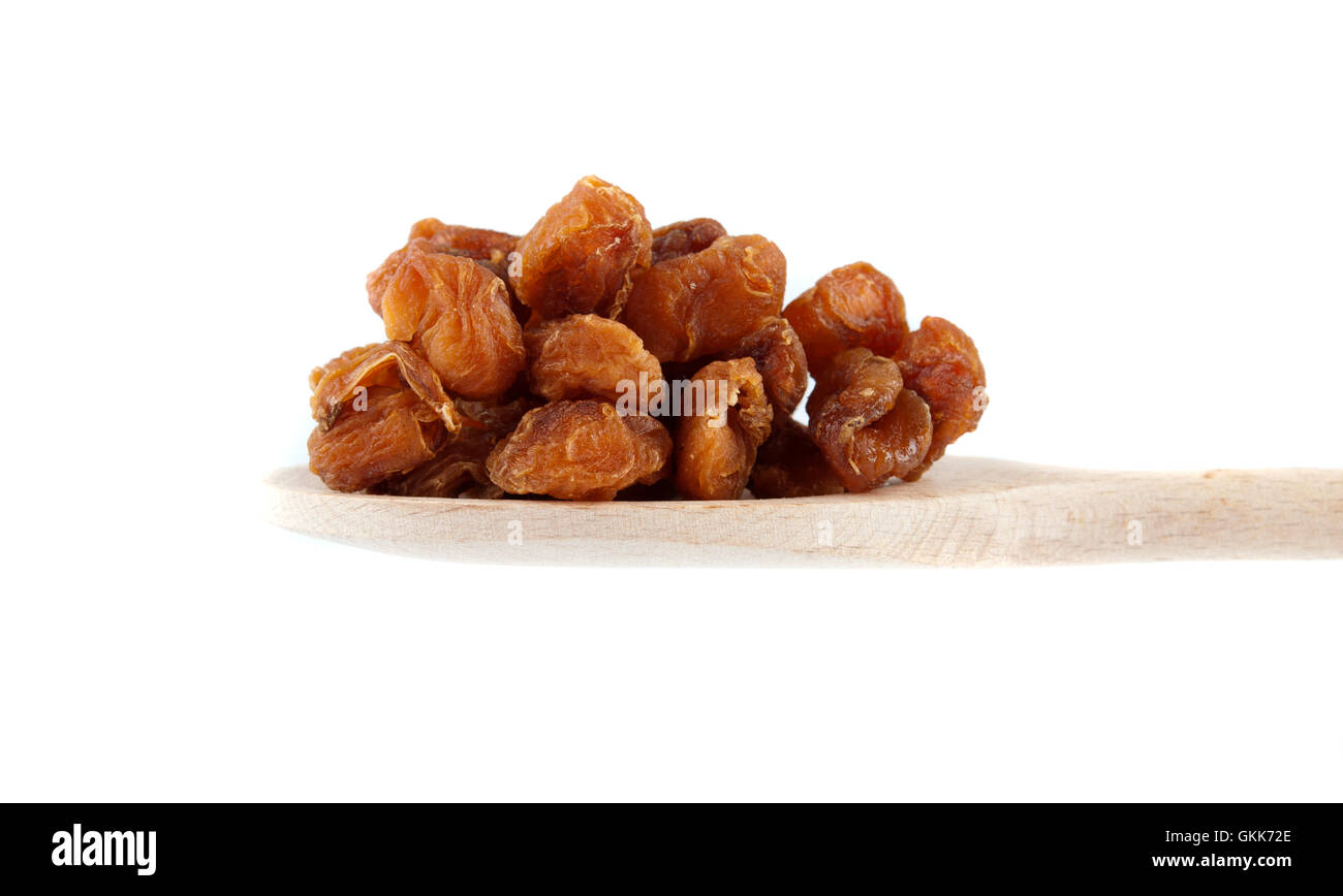 Longan essiccati utilizzati nella medicina tradizionale cinese. Foto Stock