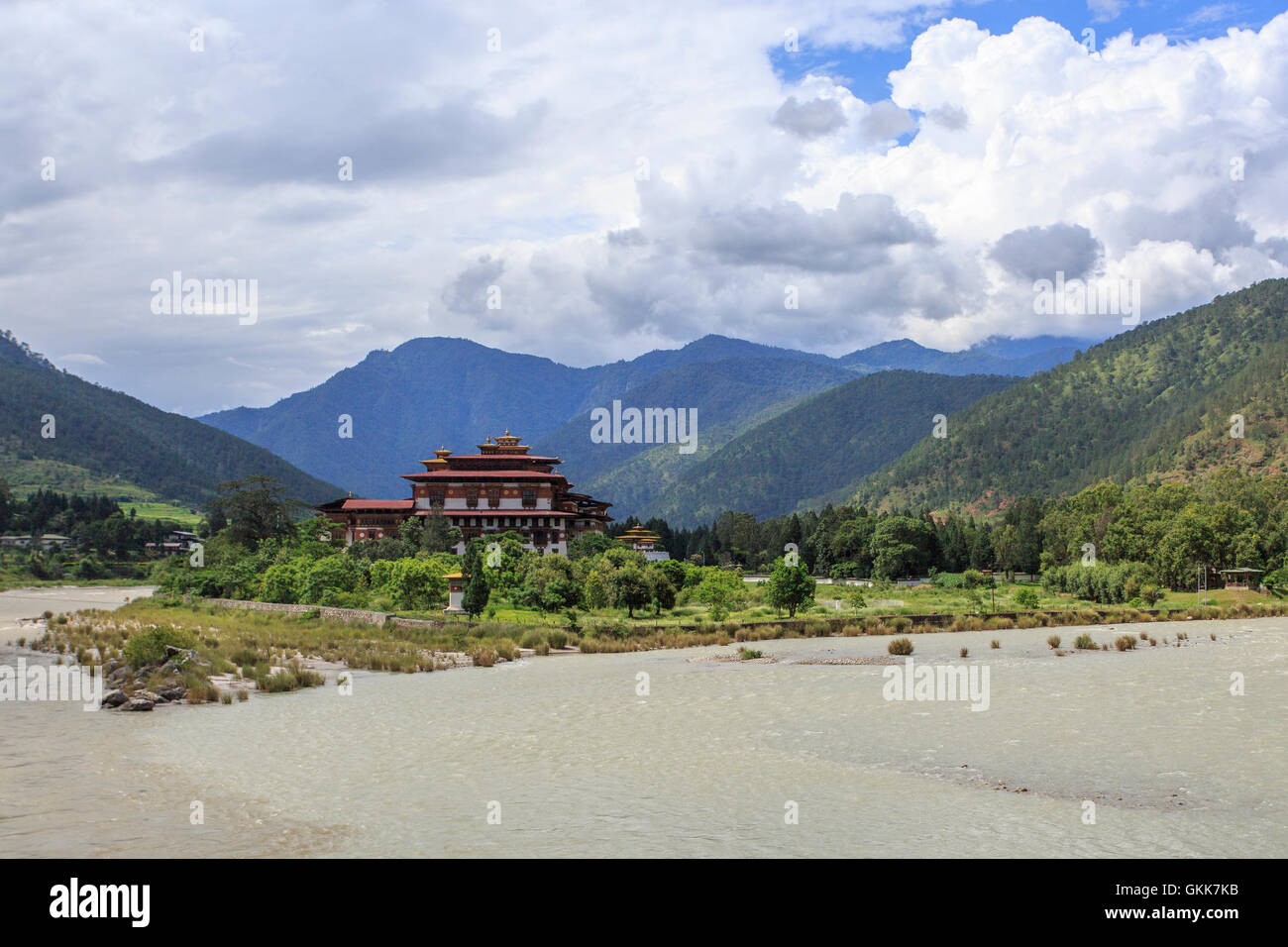 , Punakha Dzong, Bhutan Foto Stock