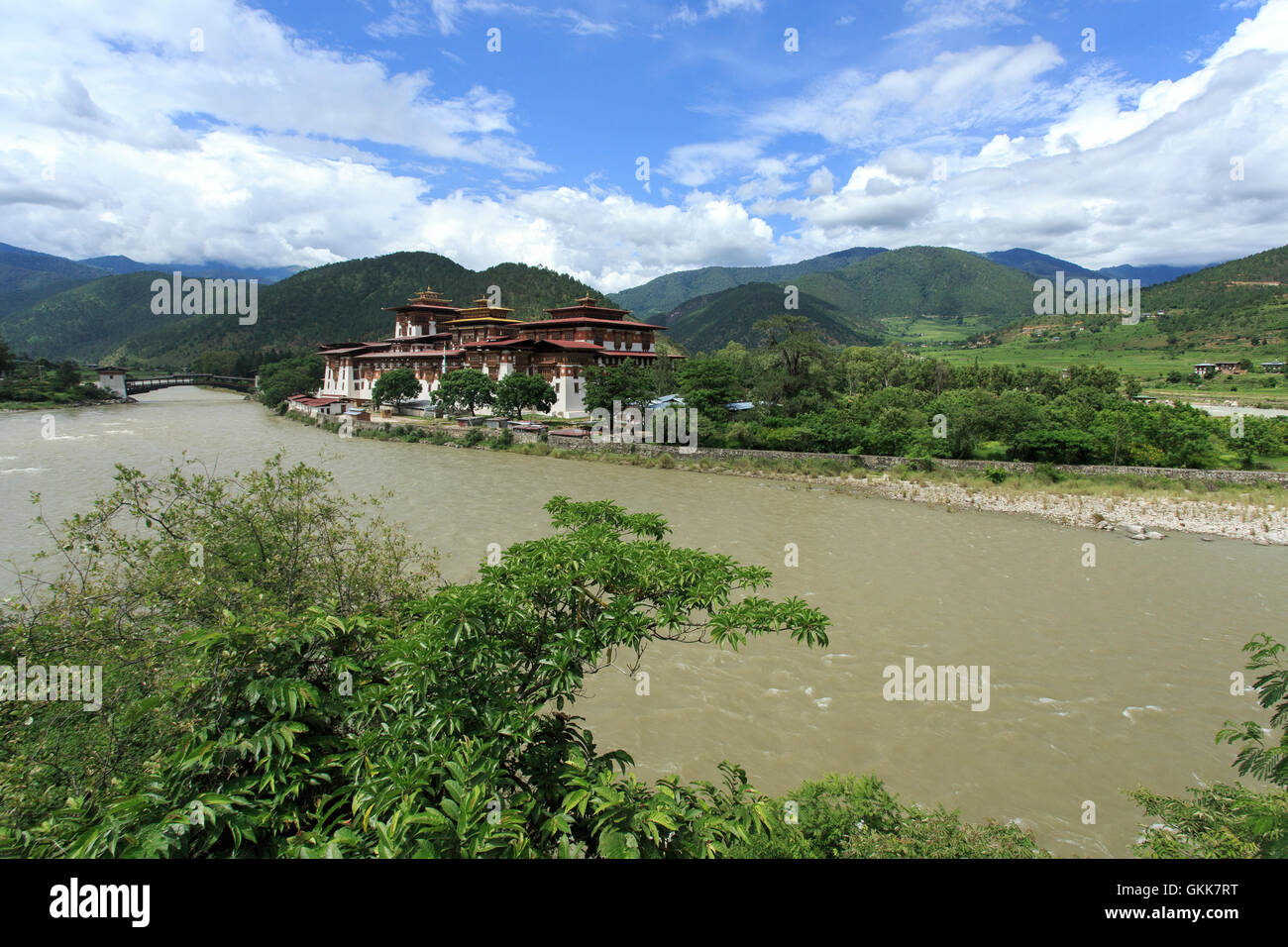 , Punakha Dzong, Bhutan Foto Stock