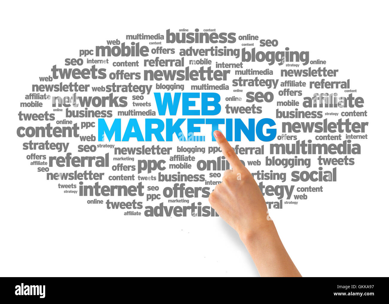 Web Marketing Foto Stock