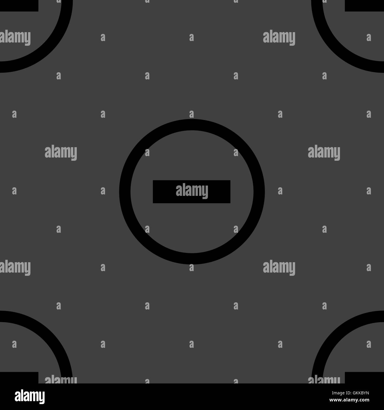 Meno icona web. design piatto. Modello senza giunture. Illustrazione Vettoriale