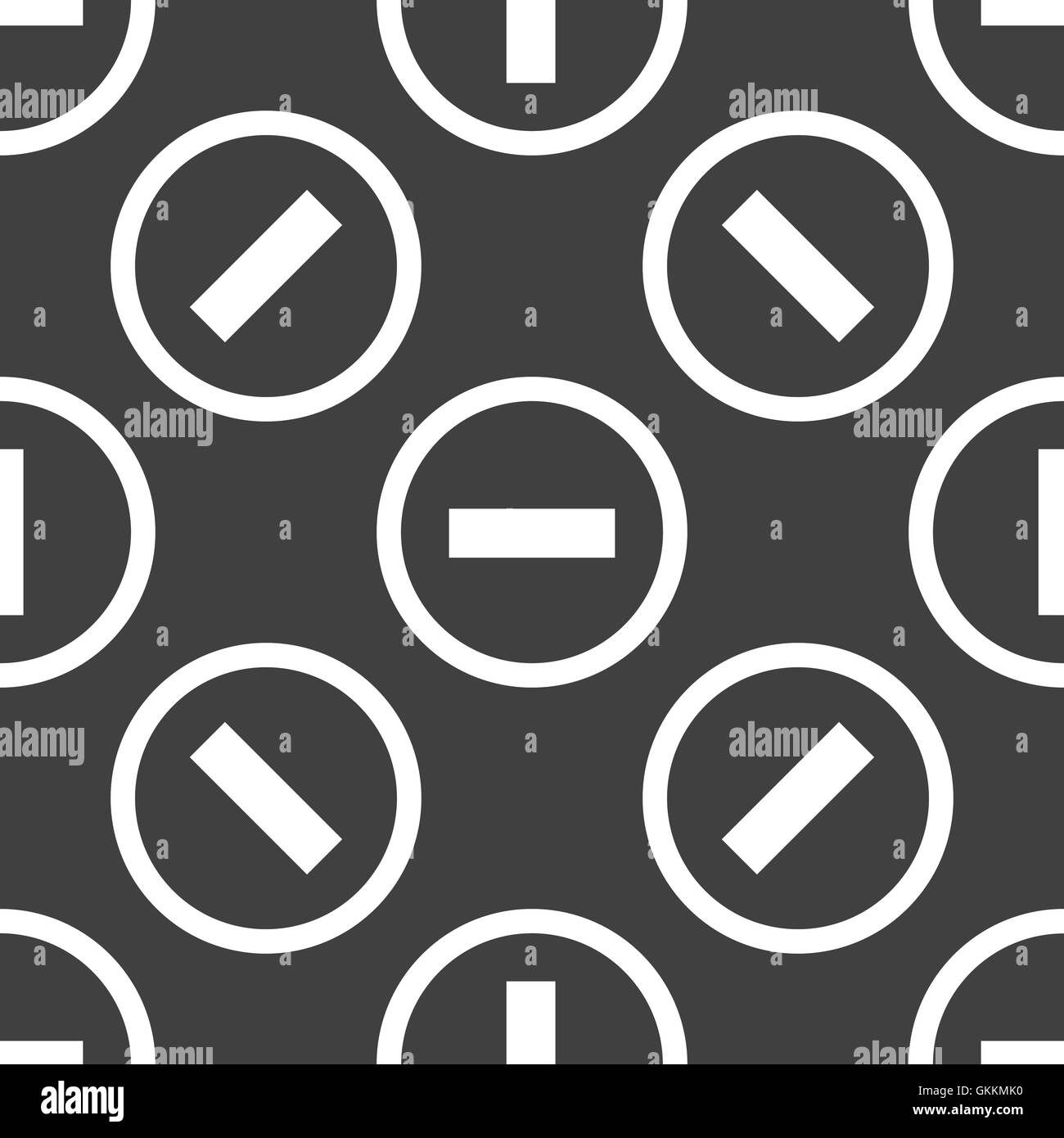 Meno icona web. design piatto. Modello senza giunture. Illustrazione Vettoriale