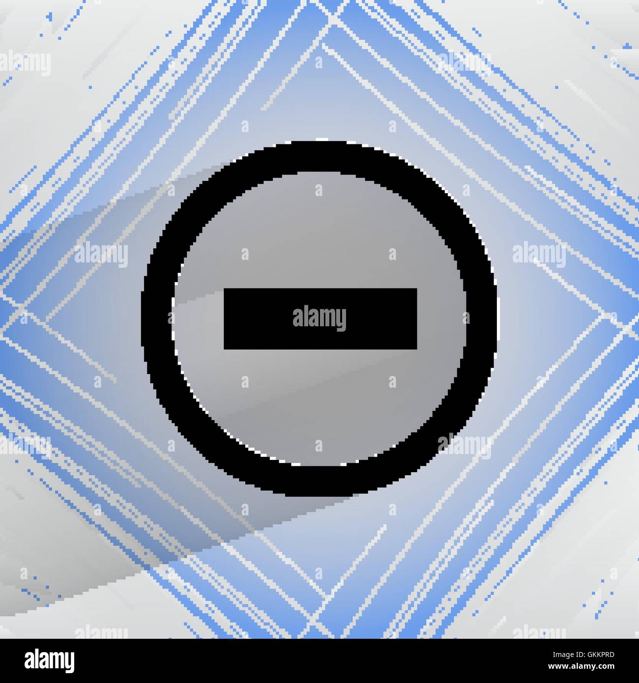 Meno. Appartamento moderno design web su un piano geometrico sfondo astratto Illustrazione Vettoriale