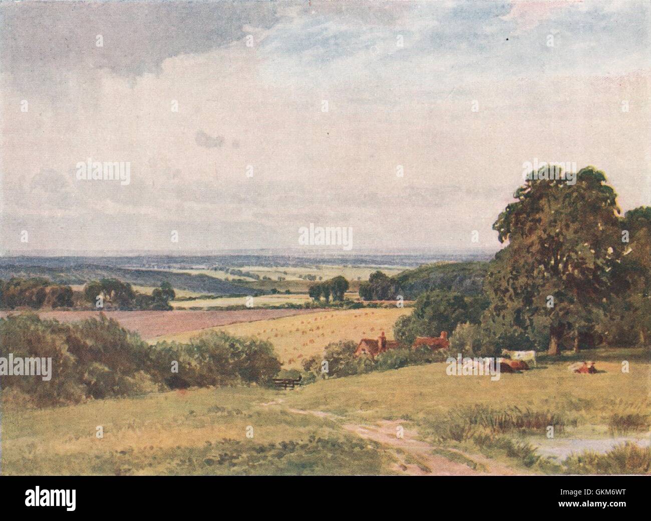 Penn, Buckinghamshire, da Harold Sutton Palmer, vintage print 1929 Foto Stock