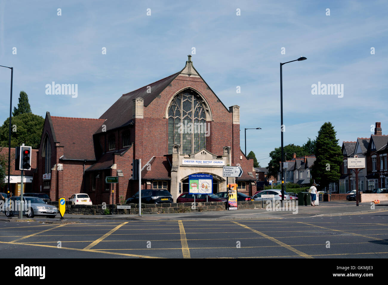 Chester Road Baptist Church, Birmingham, Regno Unito Foto Stock