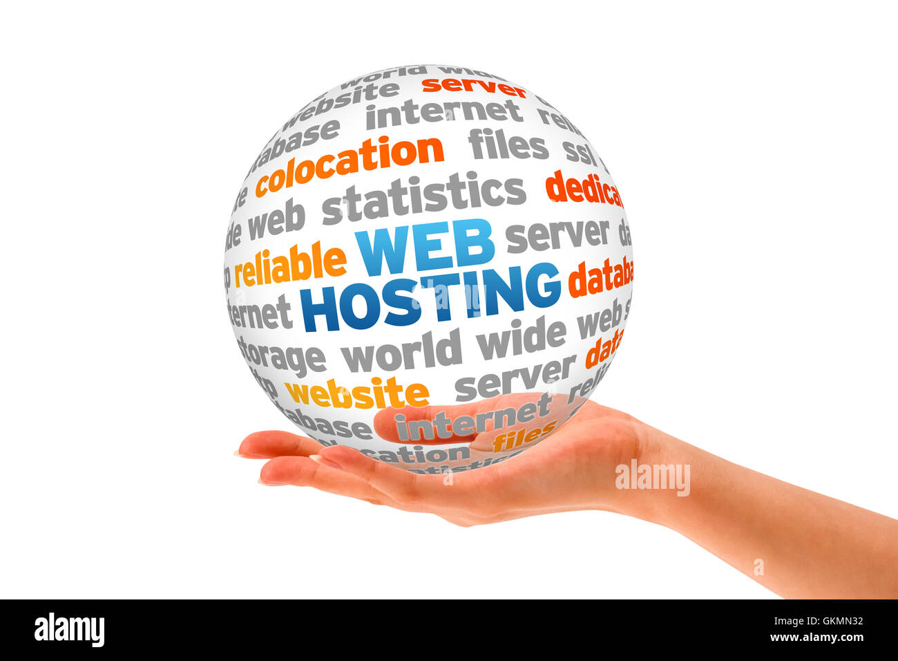 Web Hosting Foto Stock