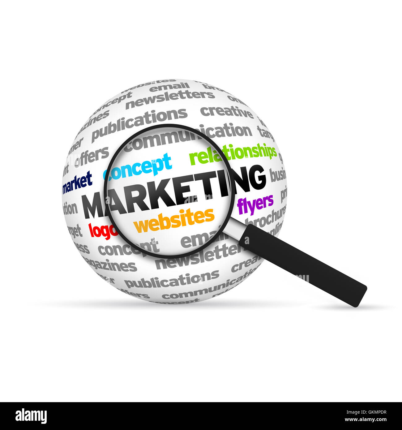 Di marketing Foto Stock