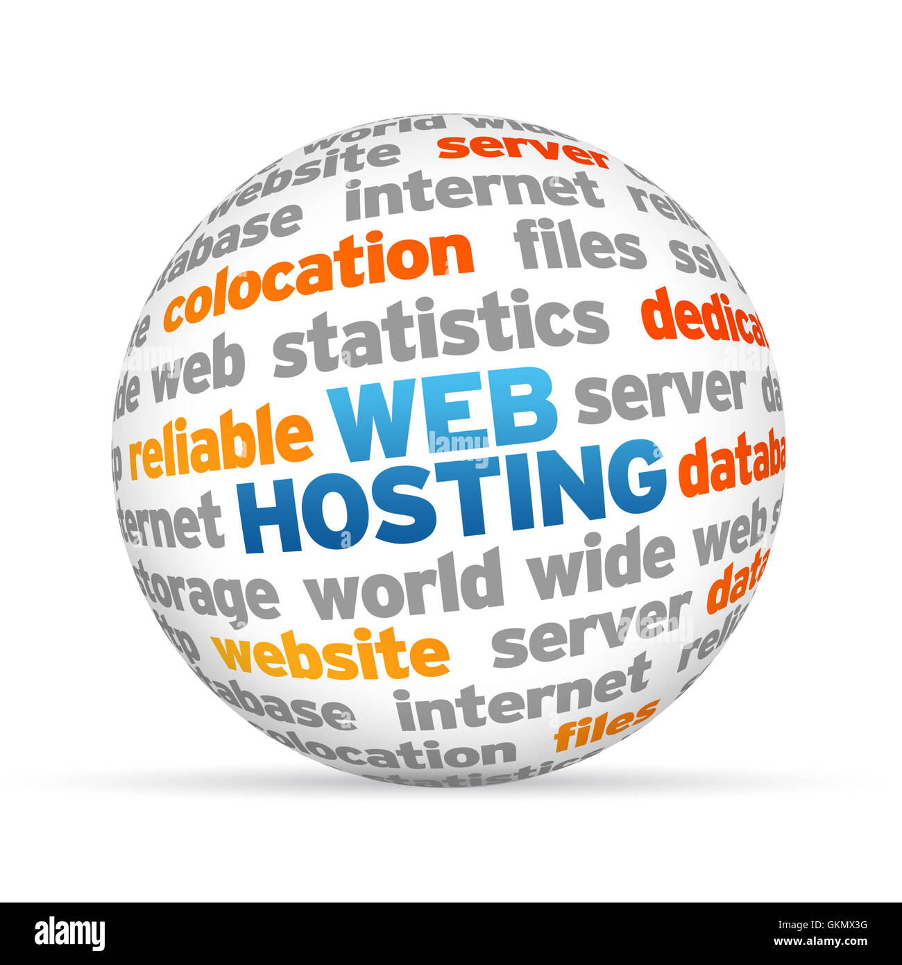Web Hosting Foto Stock