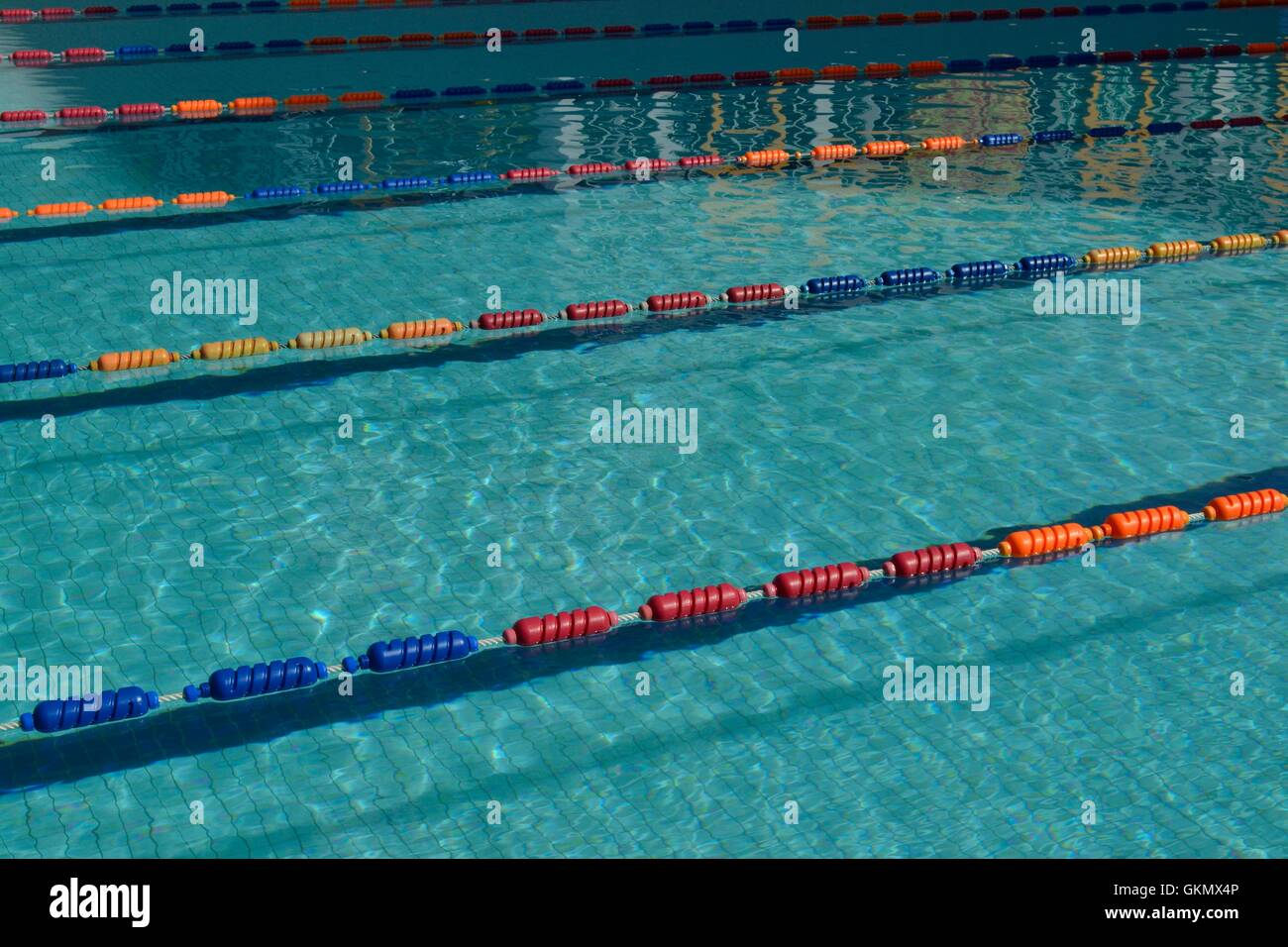 Piscine lane Foto Stock