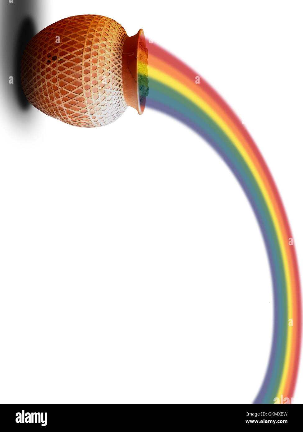 pot del Rainbow Foto Stock