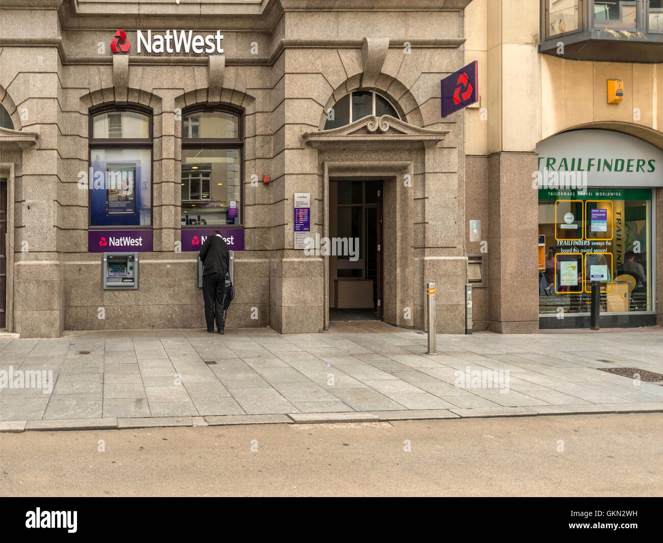 Natwest Bank, Exeter City Centre, Devon Foto Stock