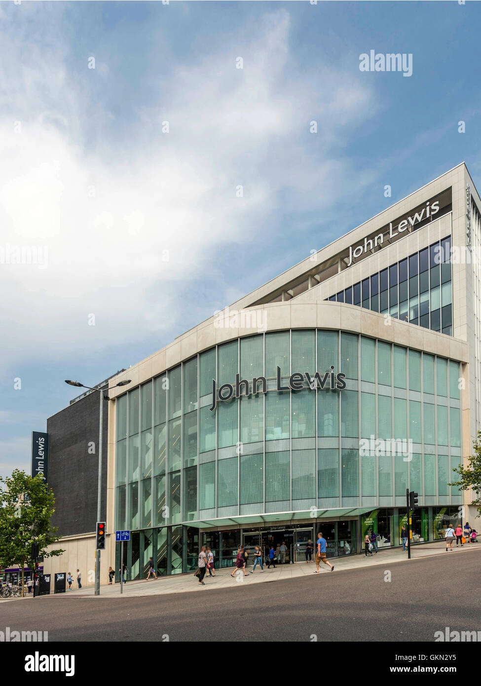 John Lewis Retail Outlet, Exeter City Centre, Devon Foto Stock