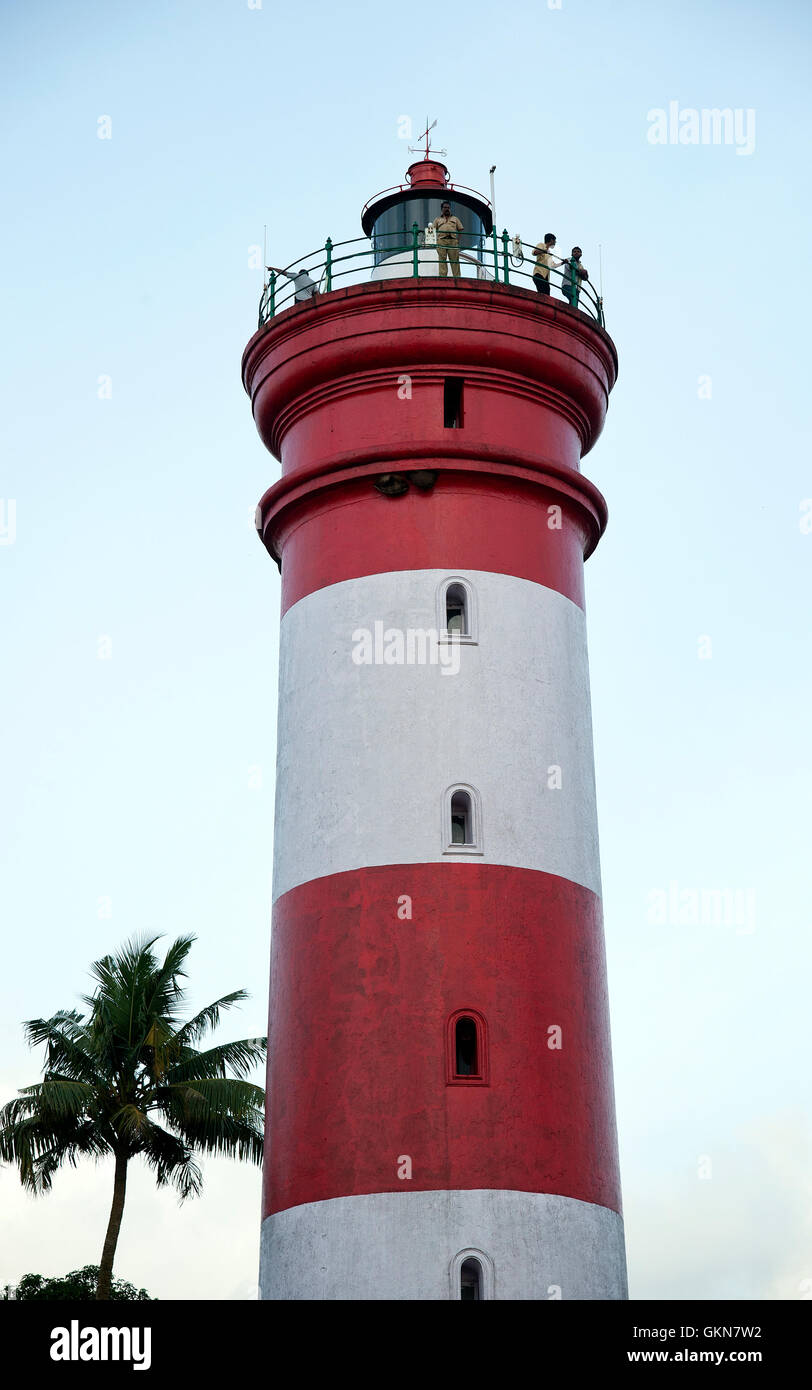 L'immagine di luce Casa di spiaggia in Allaepy, Kerala, India Foto Stock