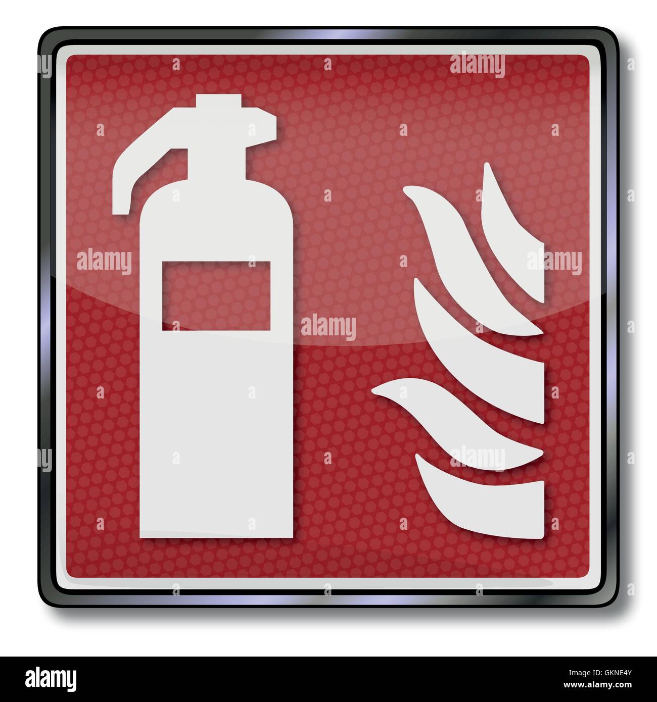 WiDream 6 Cartelli Estintore In PVC 15x15 Cm - Adesivi Fosforescenti Autoadesivi Per Estintori, Rispettano Norme ISO - Per Casa, Ufficio, Cantiere E Auto - 5