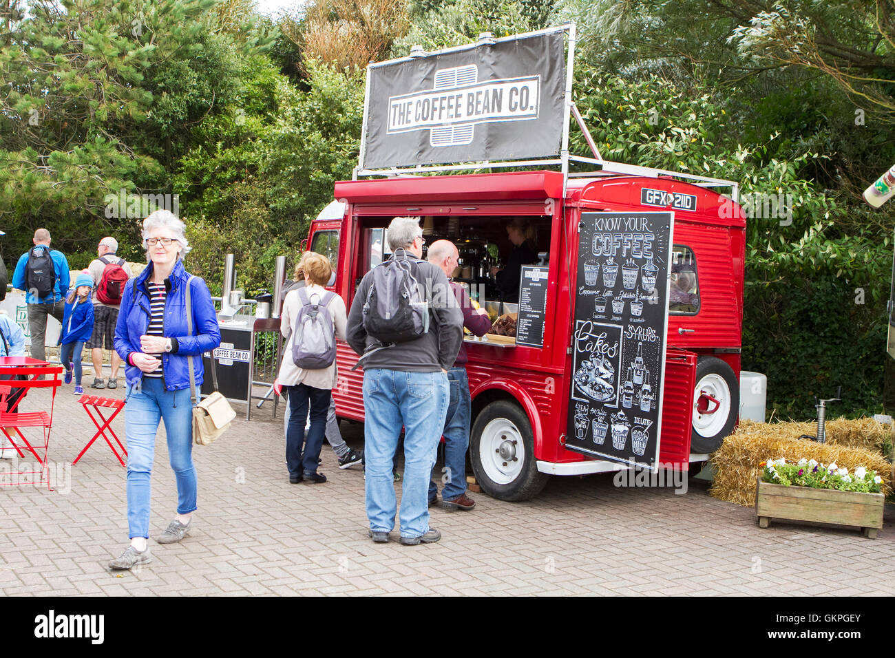 Chicco di caffè Co a Southport Flower Show, Merseyside, Regno Unito. 2016 Foto Stock