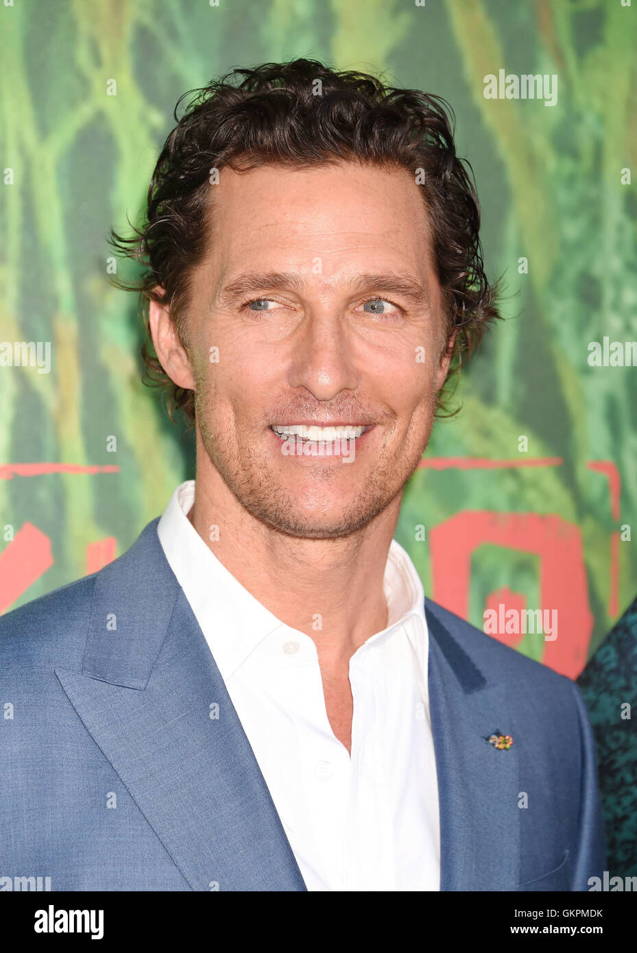 MATTHEW McCONAUGHEY noi attore di cinema in agosto 2016. Foto di Jeffrey Mayer Foto Stock