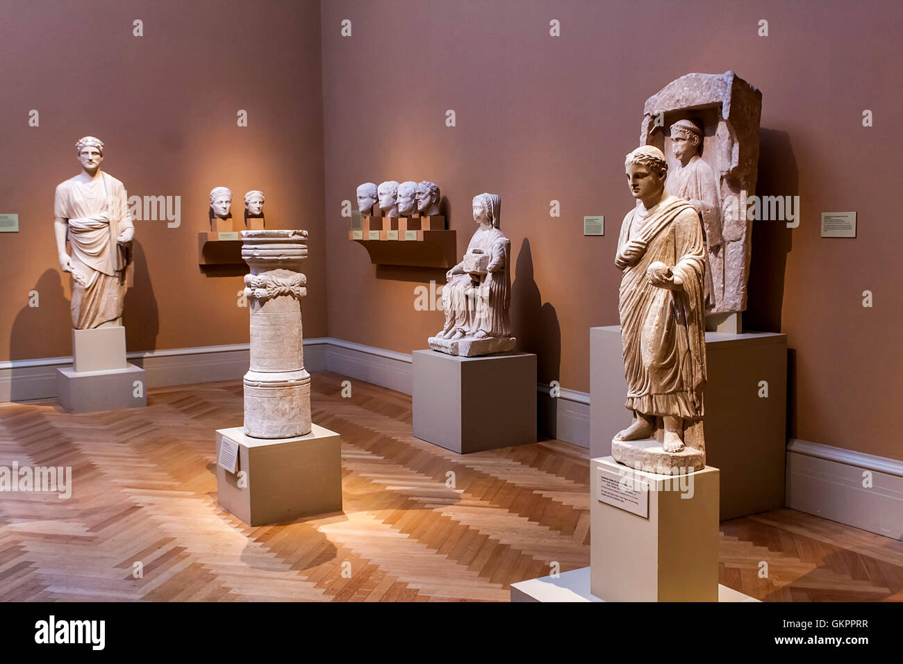 Antiche sculture romane provenienti dal Metropolitan Museum of Art di New York. Foto Stock
