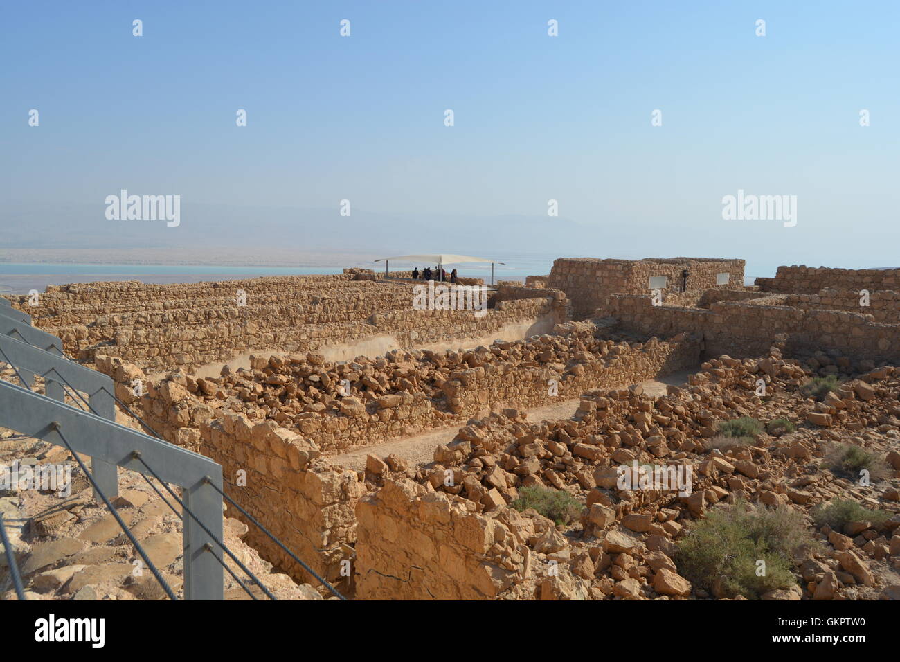 Fortezza di Masada, Israele Foto Stock