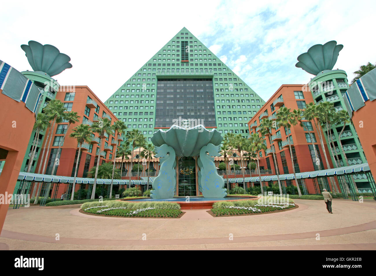 Orlando, Florida. Il 1 gennaio 2009. Il Walt Disney World Dolphin Hotel. Lucy Clark/Alamy Live News Foto Stock
